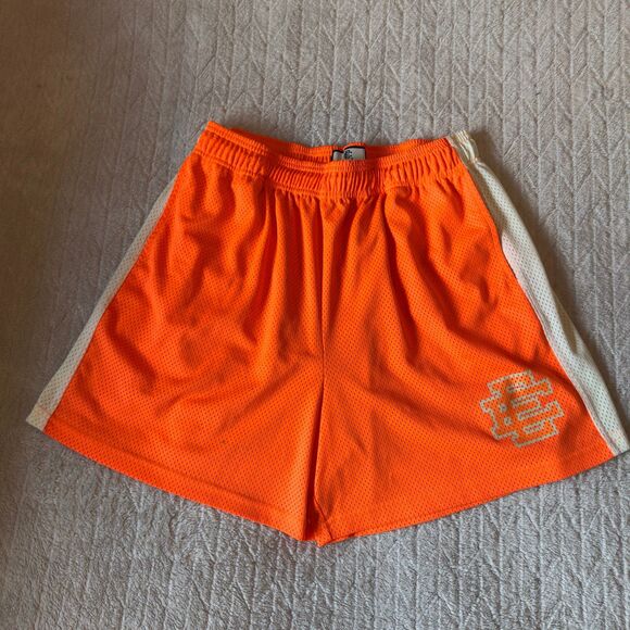 Eric Emanuel EE Basic V3 Shorts Orange/Antique White Sz XXL - Picture 1 of 10